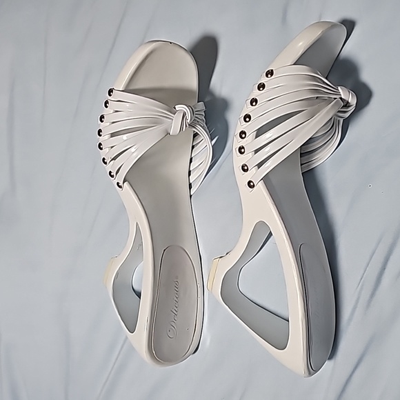 White Mule Sandals - Picture 4 of 11